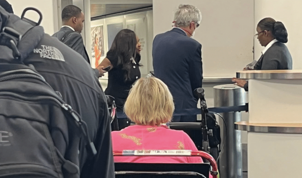 FLIGHTMARE! Crockett Caught Crazy at Airport, 'Abusing Power,' Cutting Ahead of Passengers in Wheelchairs: Report